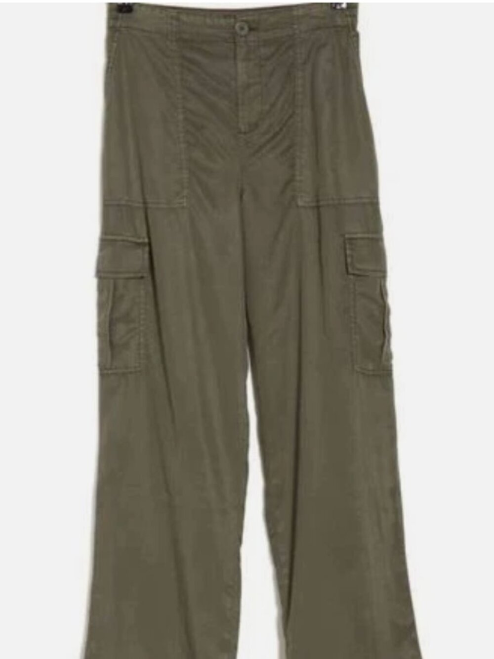 SANCTUARY Women's Pine Green Sophia Tencel® Lyocell Cargo Pants, Size S